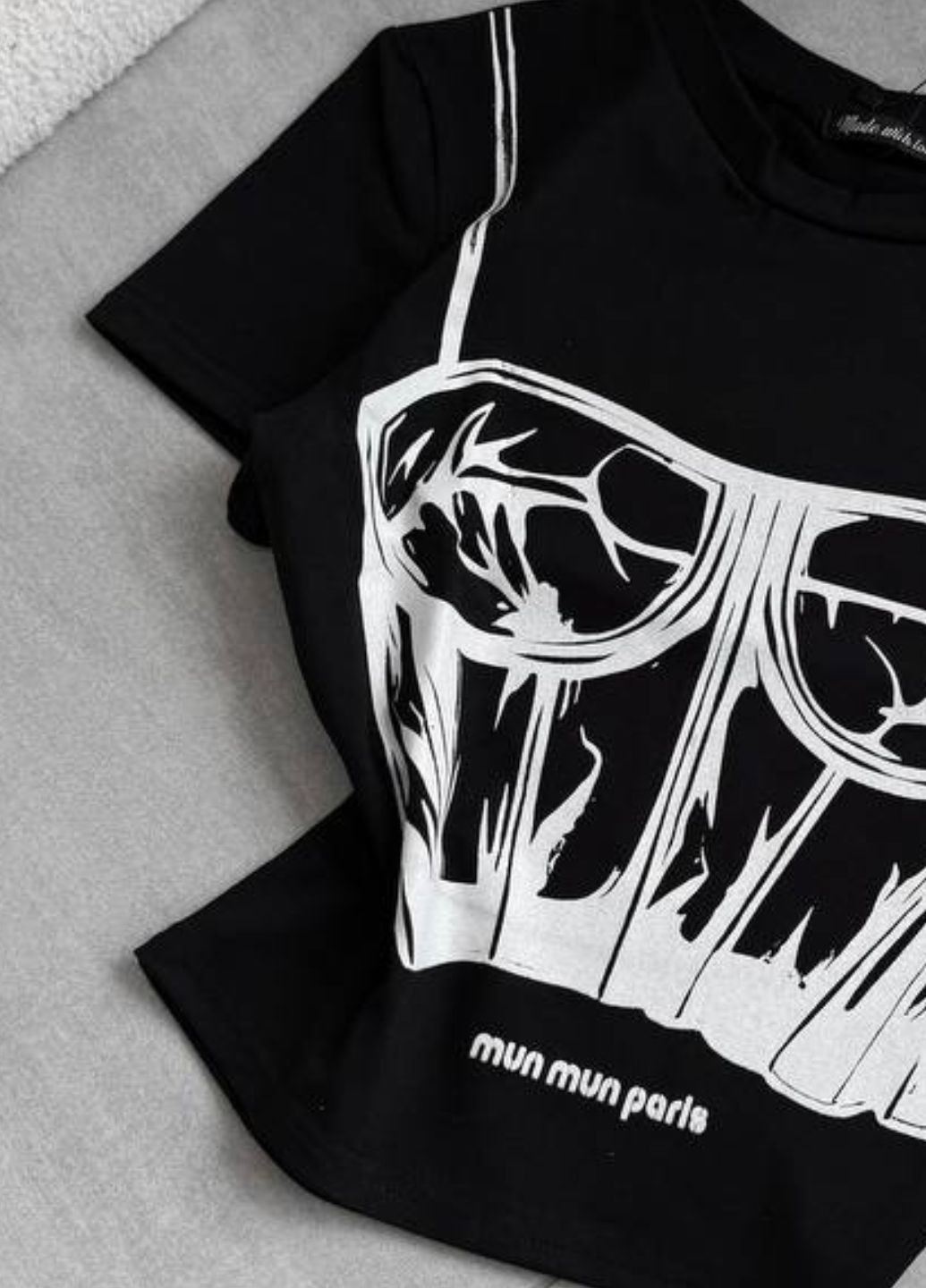 Вкорочений топ-футболка з коротким рукавом Tik-Tak (334011035)