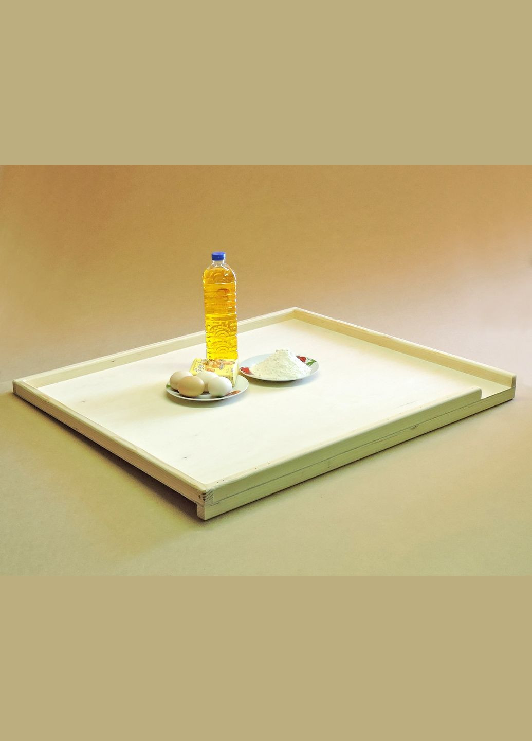 Доска для теста из дерева Летиция большая 70х83см (ДСТ-70830200) No Brand (327426562)