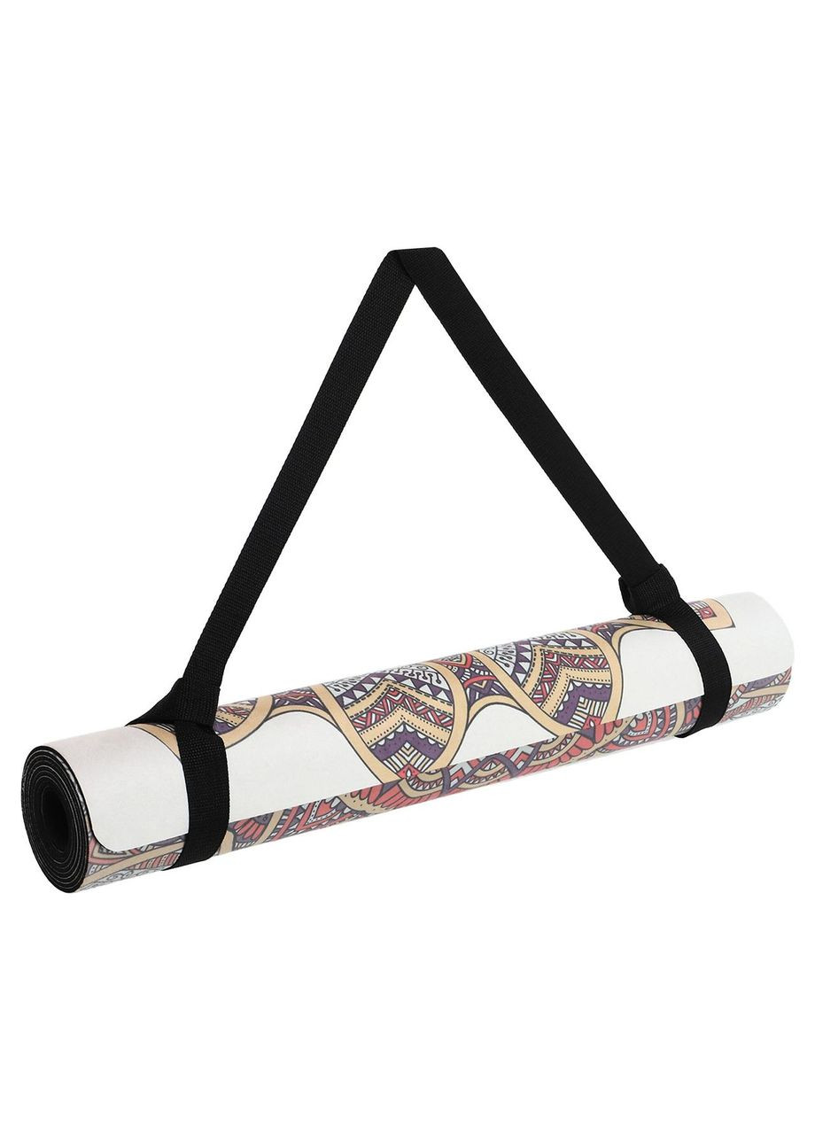 Коврик для йоги каучуковый замшевый FI-5662-24 Record (334304442)