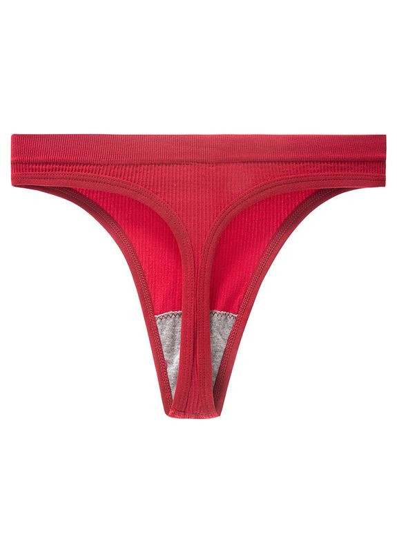 Жіночі трусики-стрінги труси в рубчик Honey Fashion Accessories L/XL бежевий (2-246) No Brand (313442821)