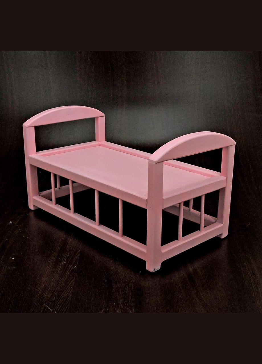 Кровать для кукол из дерева Тиана барби (КРТ-000550) No Brand (328605796)