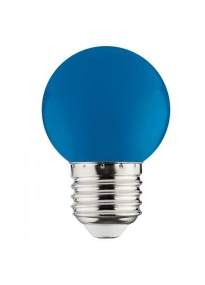 Лампа светодиодная 1W E27 A45 синяя (001 017 00013) Horoz Electric (308019345)