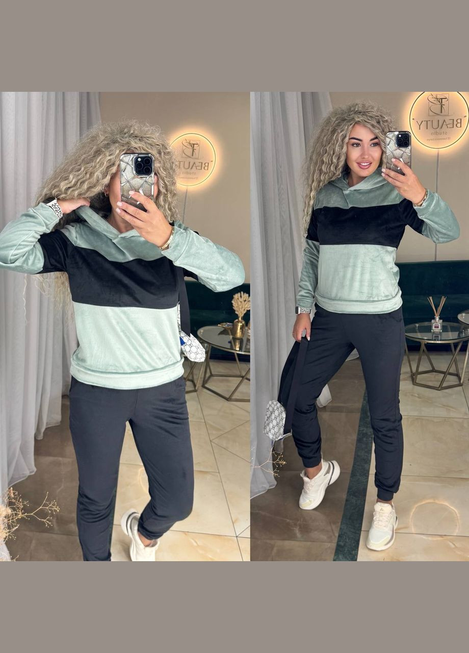 Костюм велюр спорт люкс штани та кофта No Brand (345877185)