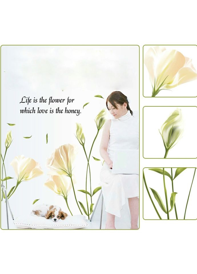 Наклейка на стіну Лілії (лист 60 х 90 см) Б76 No Brand (302242484)