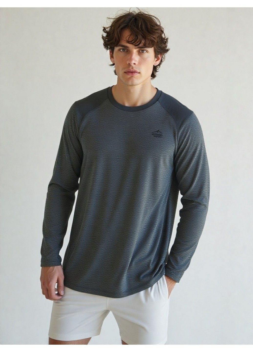 Лонгслів спорт C&A темно-синій кежуали