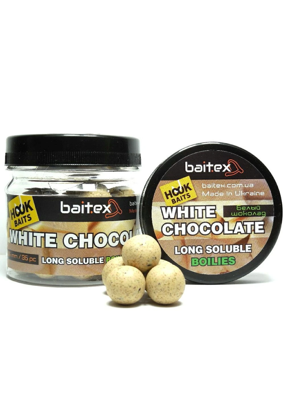 Бойлы долговременные Classic White Chocolate 20 мм (20 шт), тип - прикормка, диаметр - 20 мм BAITEX (394951605)