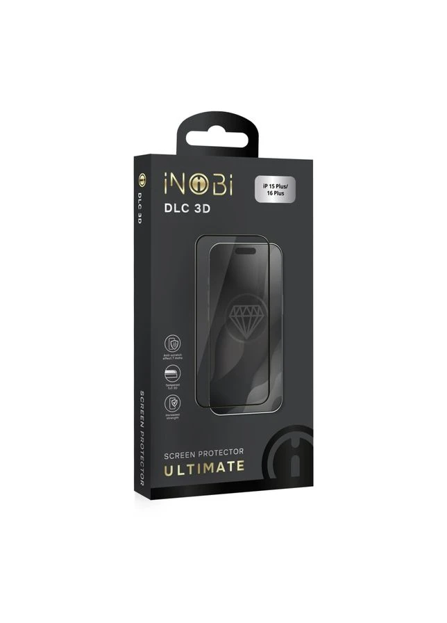 Защитное стекло DLC 3D для iPhone 15 Plus/16 Plus iNobi Apple iPhone 16 Plus (399350687)