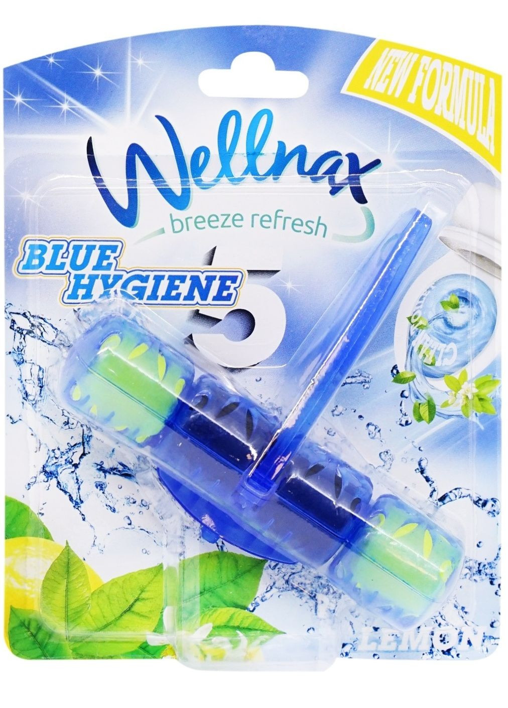 ✅✅✅ Туалетный блок для унитаза Синяя вода Лимон 50г Wellnax (348357519)