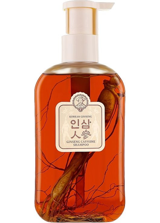 Універсальний шампунь для волосся та шкіри голови проти випадіння волосся Ginseng Caffeine Shampoo 500ml (1335854-31017361) John Farmer (368634287)