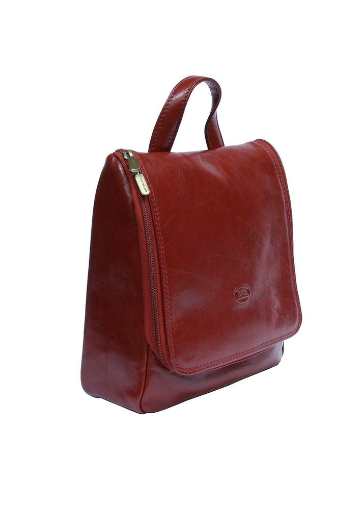 Красная кожаная косметичка Italico 8220 rosso Tony Perotti (303830854)