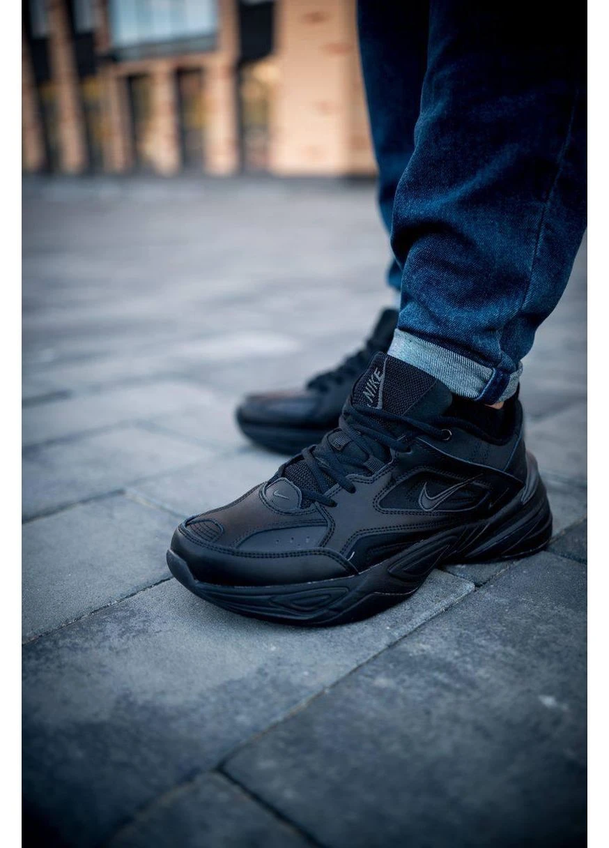 Черные летние кроссовки nike m2k tekno full black найк м2к текно No Brand