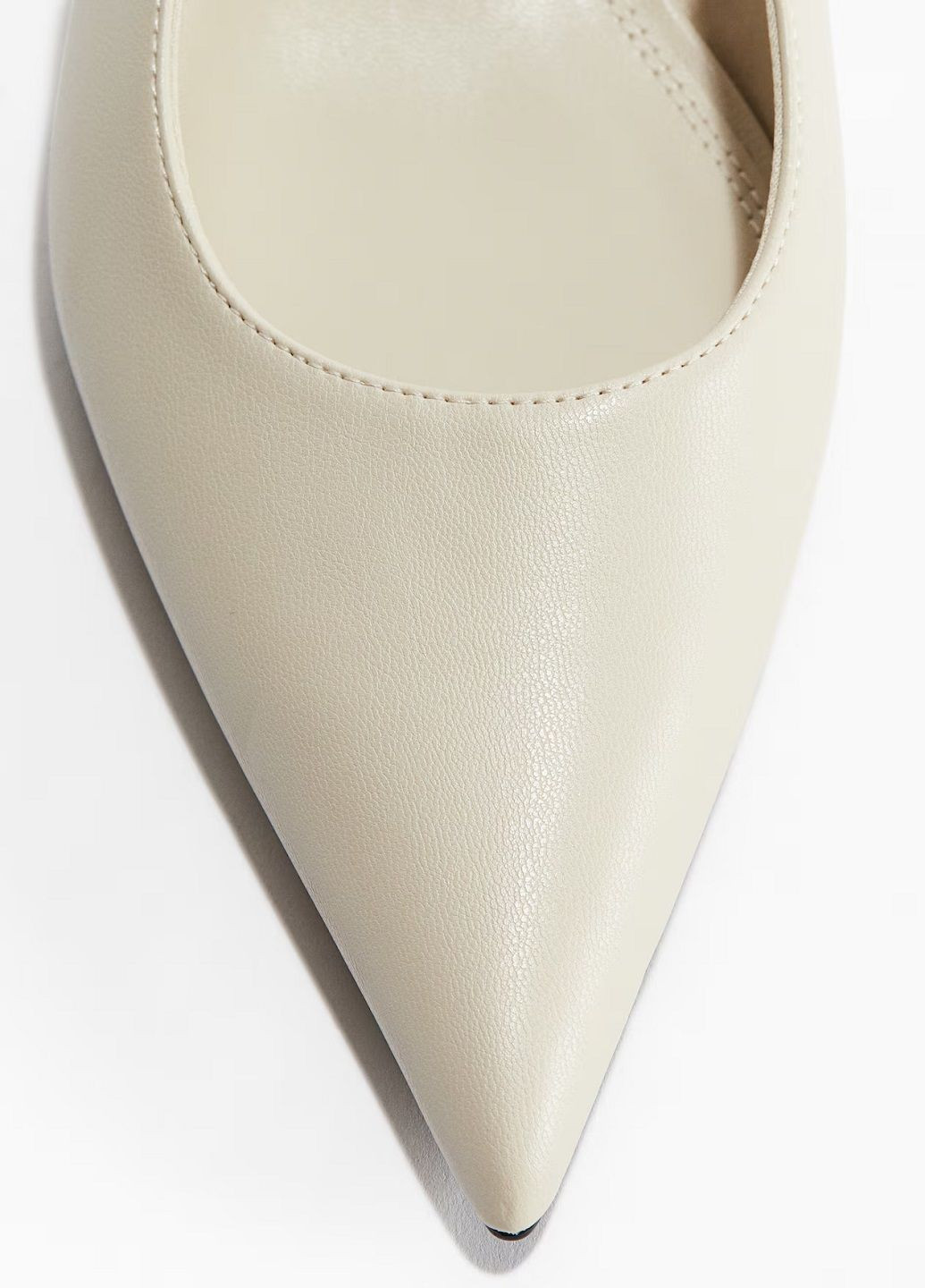 H&M Туфлі світло-бежевий з штучна шкіра, швеція — літо (342713941)