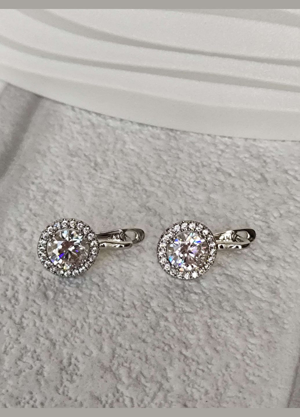 Сріблясті сережки ксюпінг xuping родій медсталь трендові Xuping Jewelry (337503395)