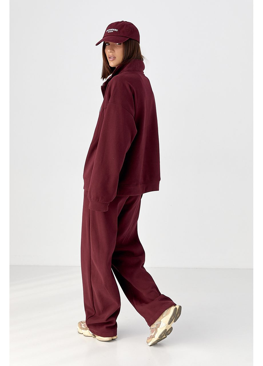 Спортивный теплый костюм со свободным свитшотом и брюками Lurex (359479908)