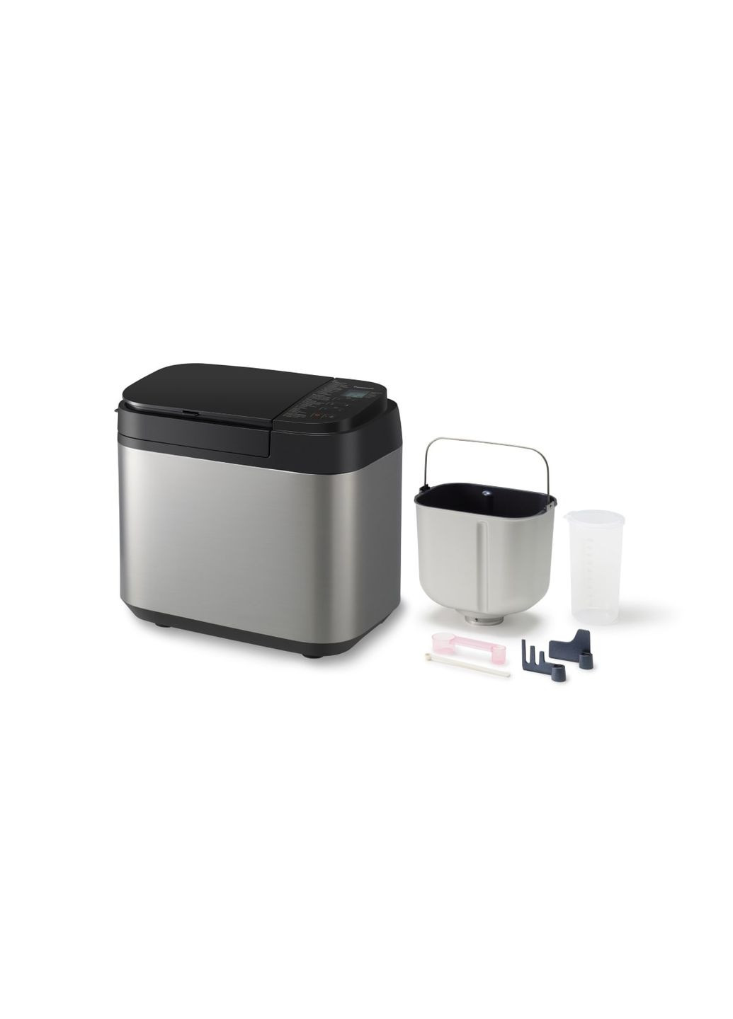 Хлебопечка 550Вт, программ-30, макс.вес -1.25кг, форма-прямоугольник, металл, Panasonic (344558242)