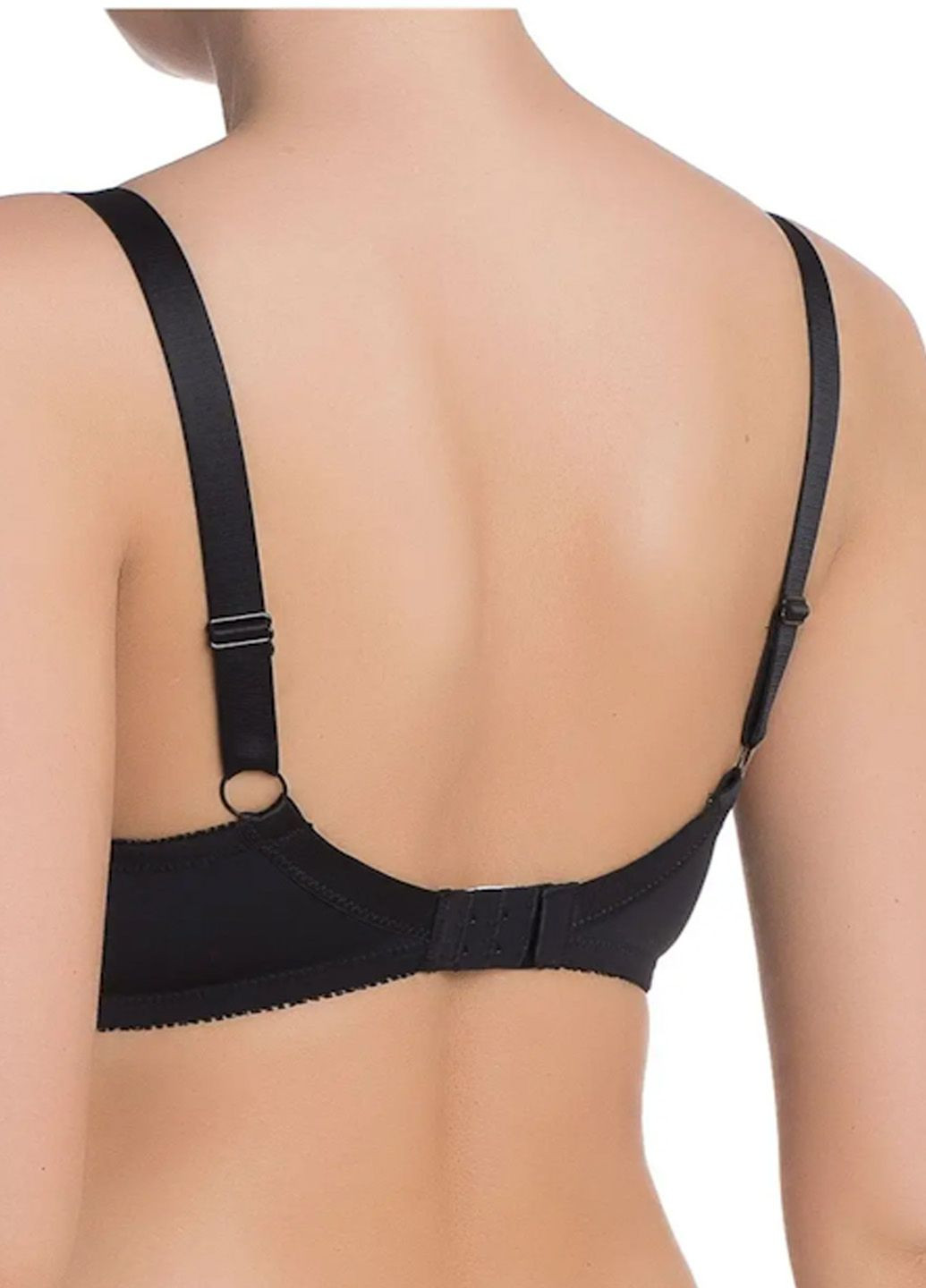 Чёрный бюстгальтер Naturana