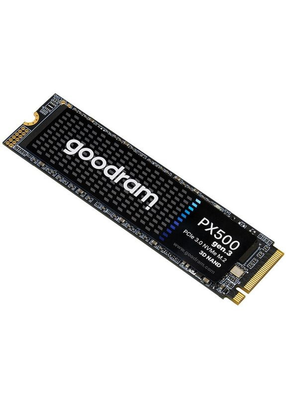 SSD 256Gb PX500 M.2 2280 PCIe 3x4 NVMe 3D NAND, Retail Goodram (363831525)