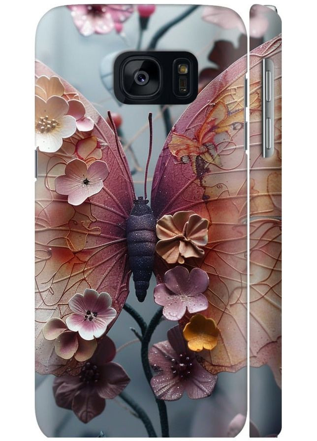 3D пластиковый матовый чехол 'Fairy Butterfly' для Endorphone Samsung Galaxy S7 G930F (285700530)