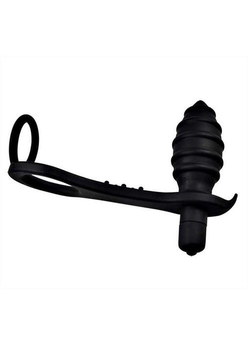 Унікальний вібромасажер для анальної стимуляції та масажу простати 10-ти частотний 3.6 см No Brand (371929975)