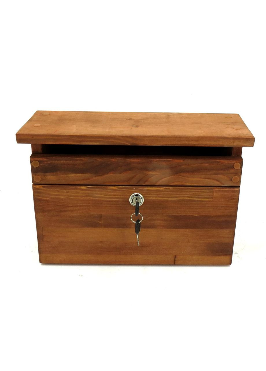 Поштова скринька з дерева Єнісей латте (ПЧТ-000216) No Brand (328960104)