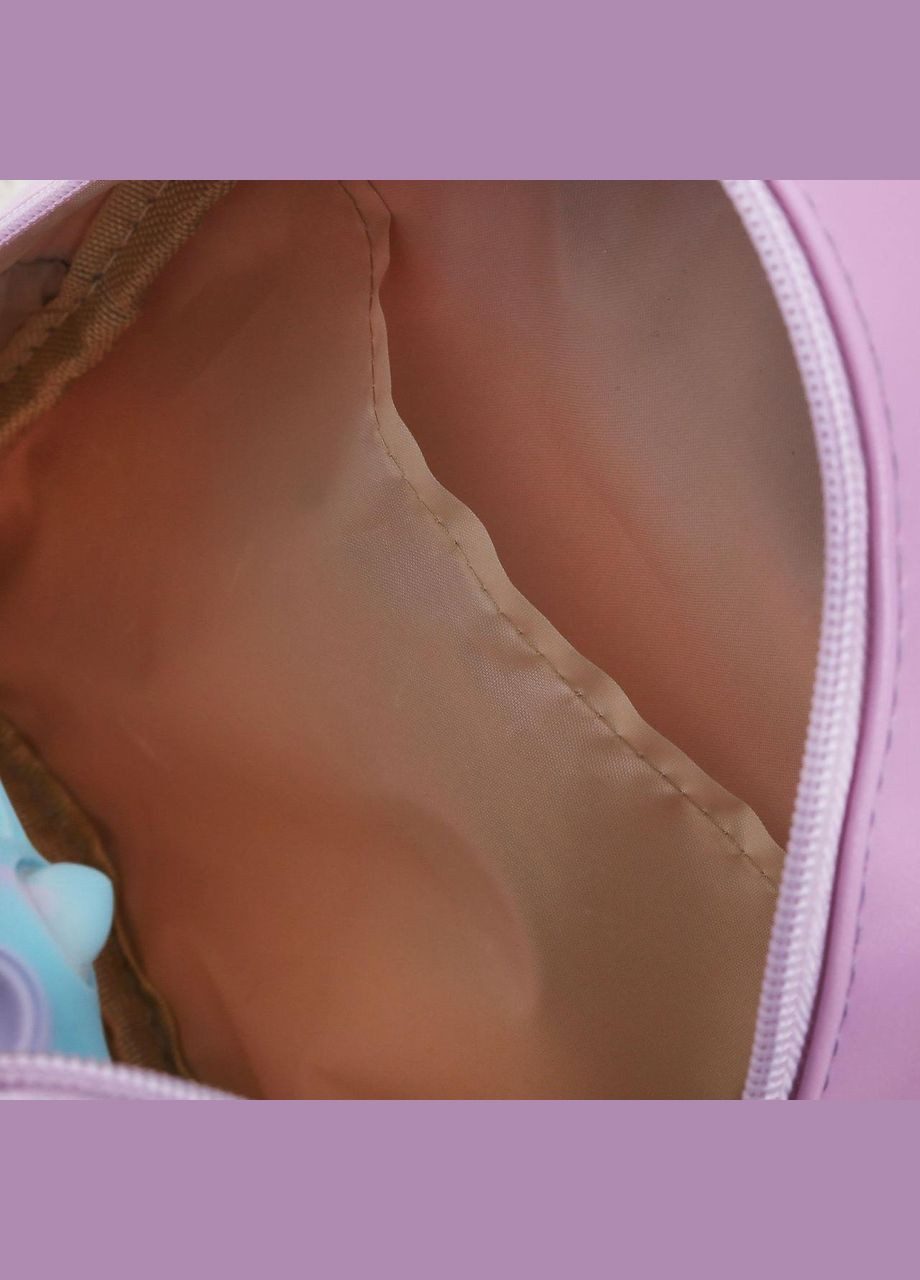 Дитячий рюкзак поп іт вушка зайчика дошкільний дитячий рюкзак Бузковий No Brand (317183508)