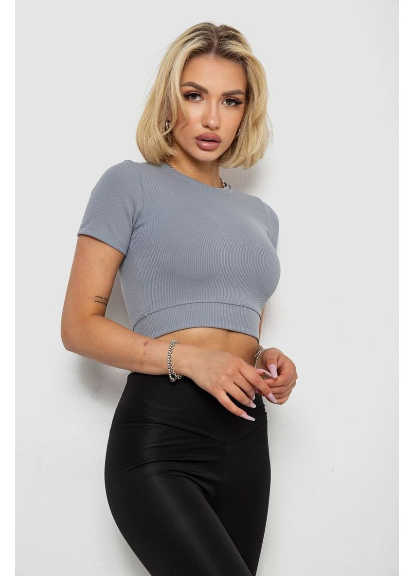 Футболка - топ женская в рубчик, 238R58210 Ager - (358885943)