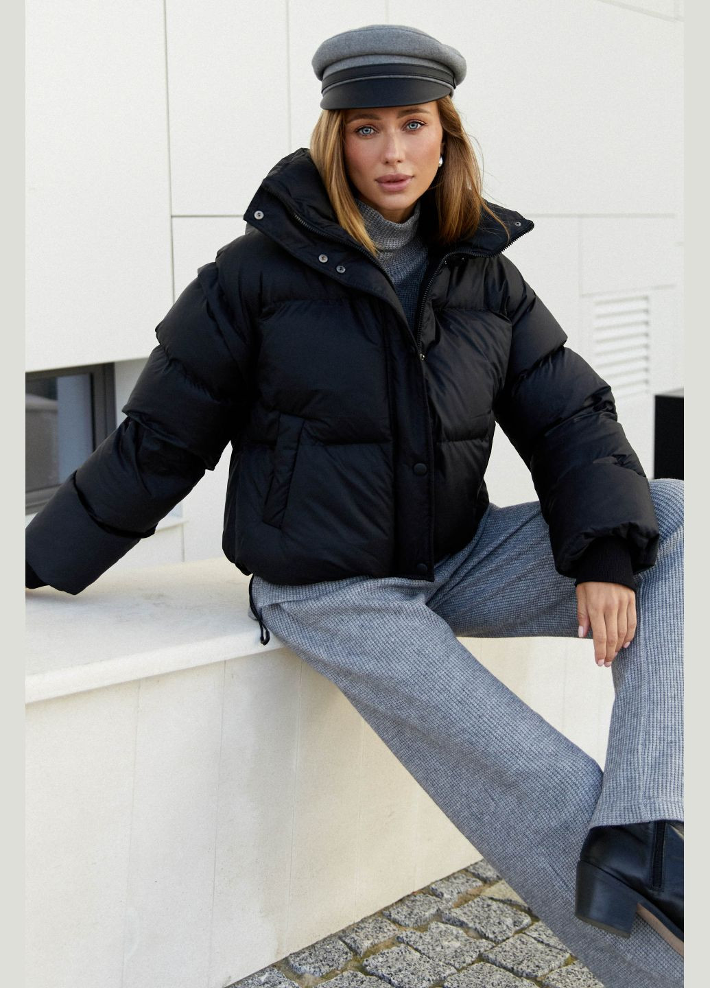 Черная зимняя куртка ST-Seventeen