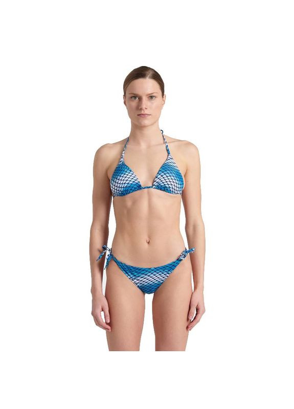Комбінований демісезонний купальник water print string bikini tria (007075-801) Arena