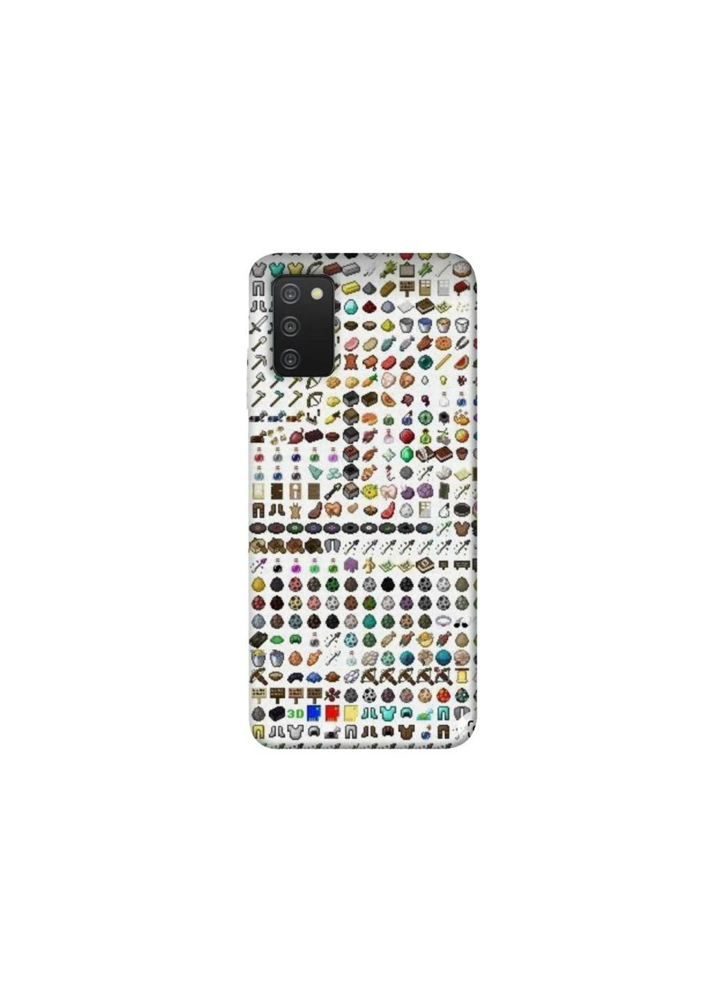 Чехол на Samsung Galaxy A03s Minecraft v2 Frontalka (380645476)