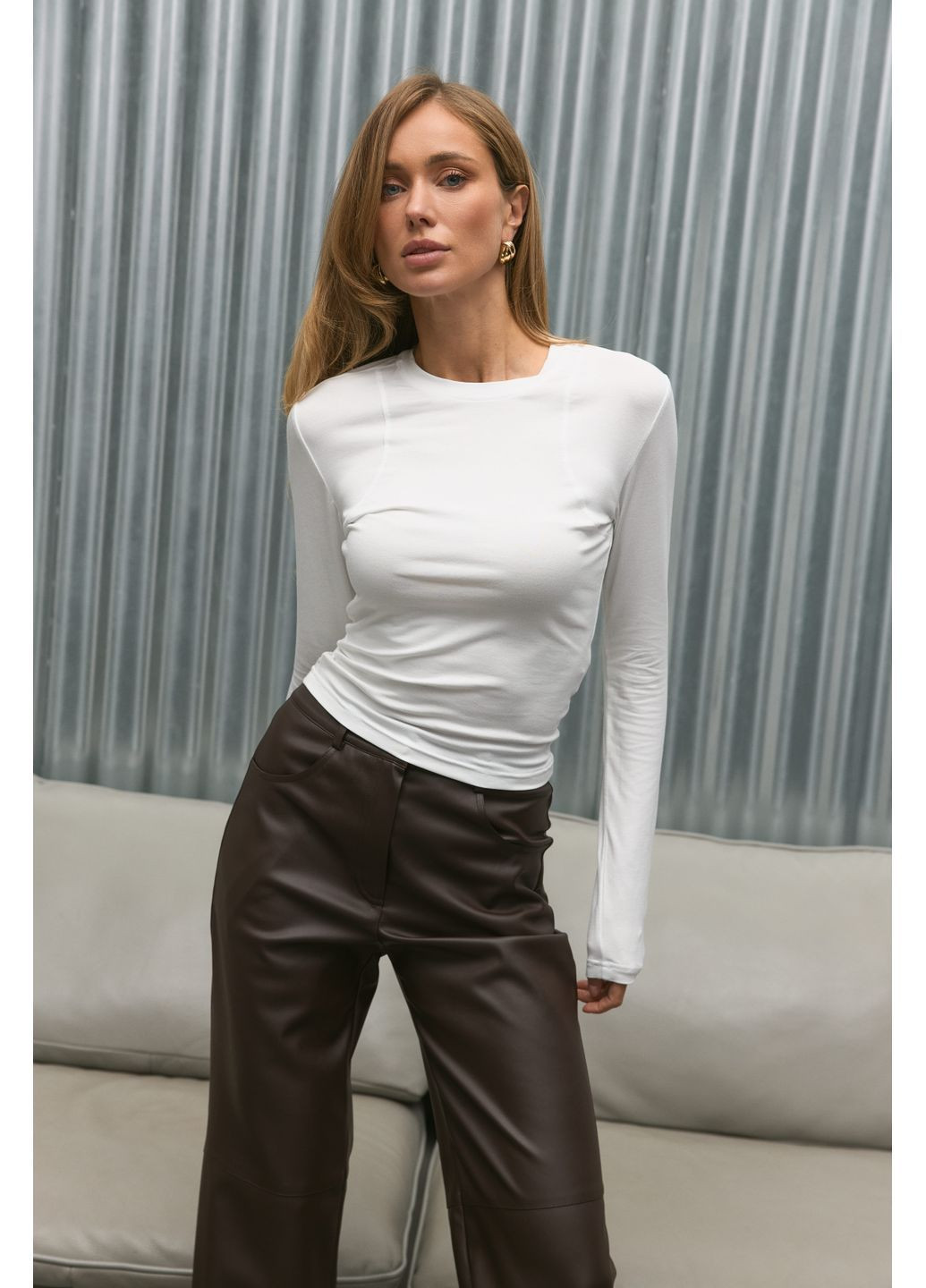 Лонгслив со швами LS009 Twice (366740641)