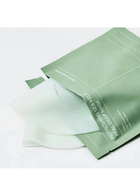 Гидрогелевая маска с морскими водорослями Refreshing Sea Kelp Real Deep Mask, 1 шт Biodance (365841944)