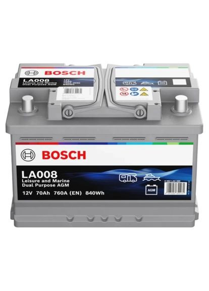 Аккумулятор автомобильный Bosch 0 092 LA0 080 (370016595)