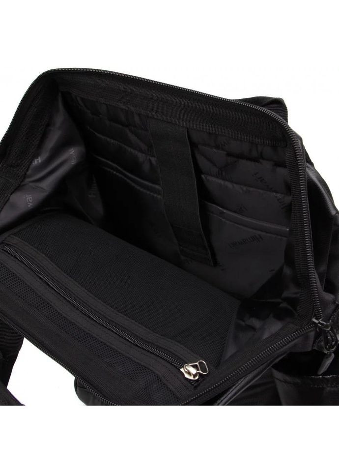 Рюкзак водонепроникний поліестер 18л на 1 відділення 28×40×17 см 1885-01 чорний Himawari (373036035)