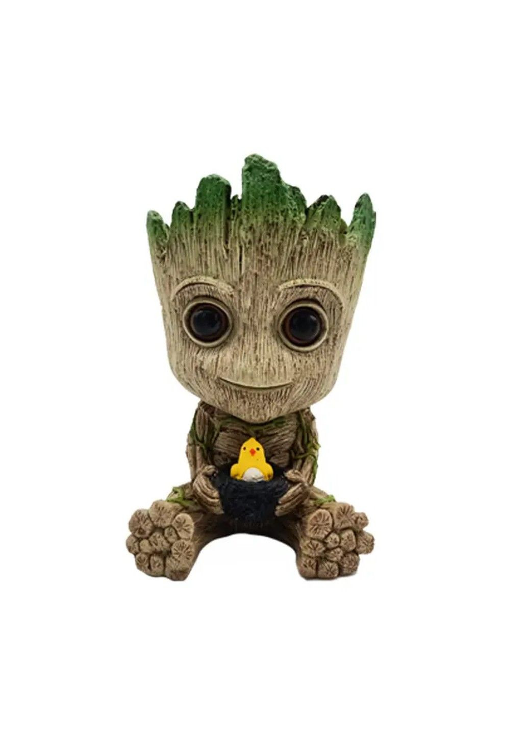 Горщик для вазонів та канцелярії Грут Groot G9 Малюк з пташеням No Brand (332636921)