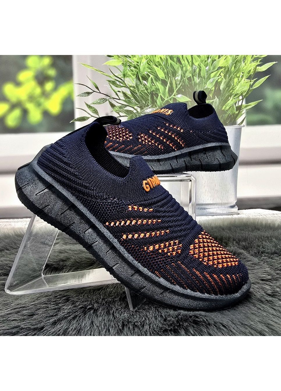 Синие мокасины для мальчика Gipanis