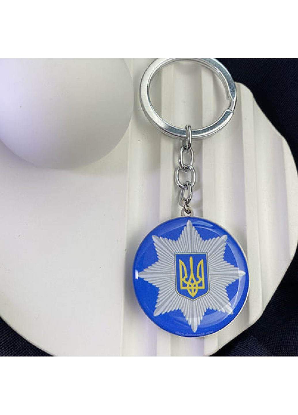 Брелок Эмблема Национальной полиции Dobroznak (365246584)