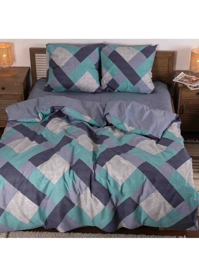 Постільна білизна євро Ранфорс 22176-E 220х200 см Viluta (327792134)