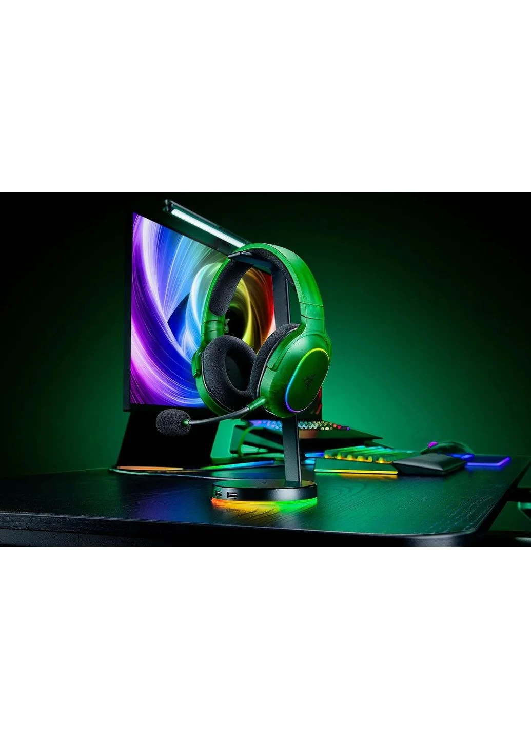 Гарнітура бездротова 285 г зелена з Chroma RGB для геймерів Razer (393516046)