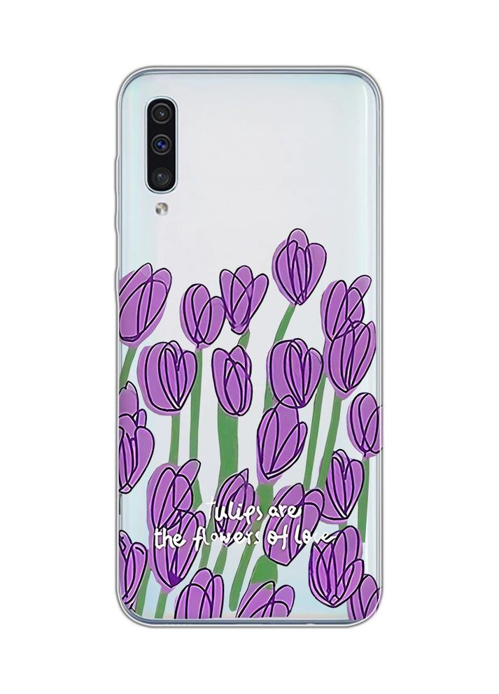 Чехол на Samsung Galaxy A50 (2019) A505 Тюльпаны (принт 265) Creative (359490977)