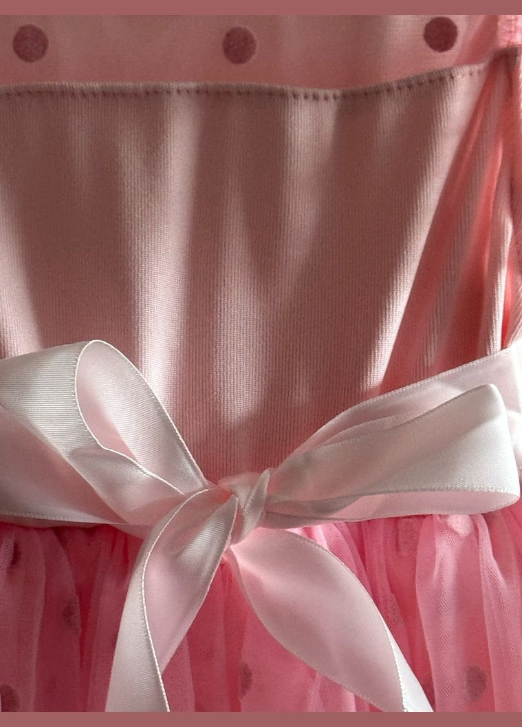 Розовое платье для девочки цвет розовый 10731 No Brand (322503097)