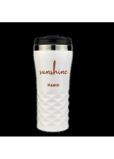 Термокухоль Magio MG-1039 450мл білий No Brand (366024549)