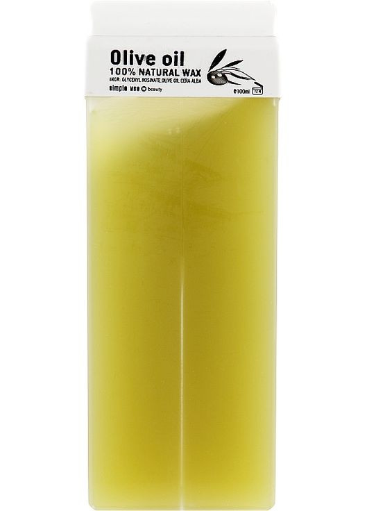 Воск для депиляции в картридже "Оливковое масло" Depilation Wax 100ml (1004596-45885) Simple Use Beauty (365799049)