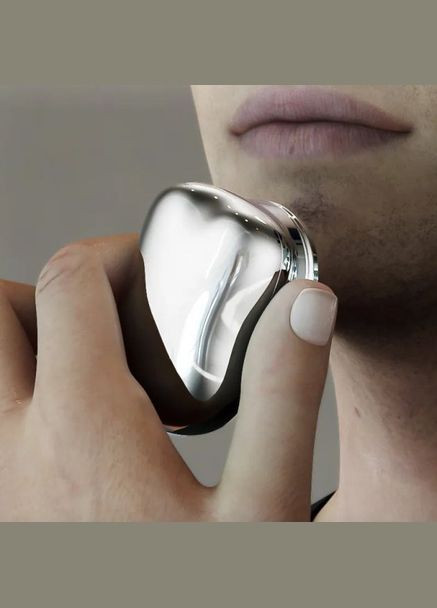 Аккумуляторная мини бритва-брелок электробритва беспроводная роторная, для мужчин, дорожная CkeyiN (346048419)