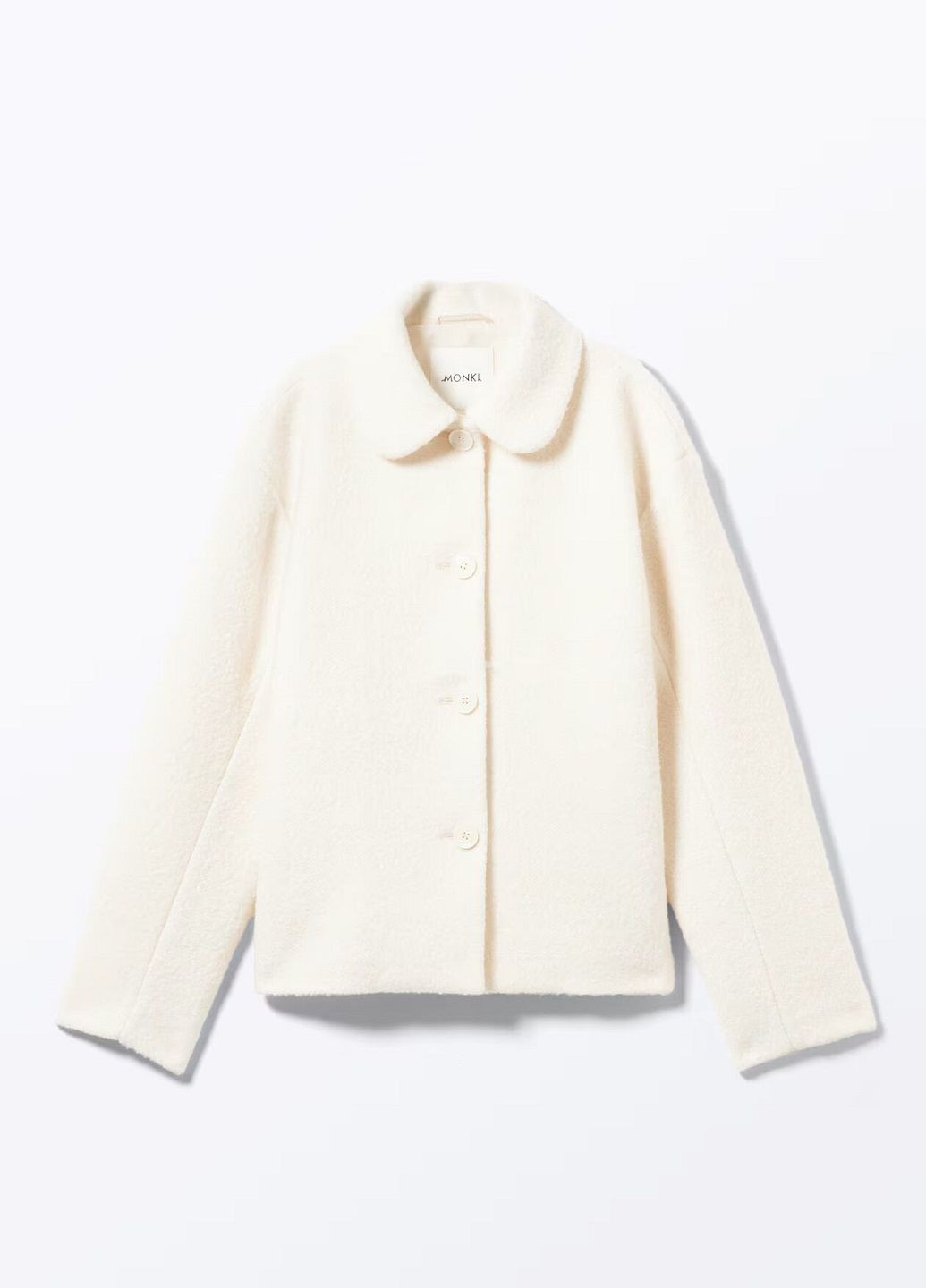 Молочна демісезонна куртка H&M