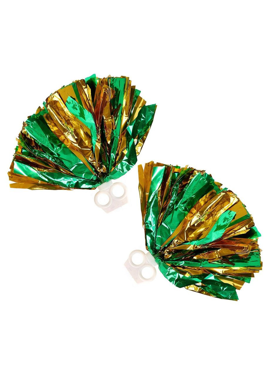 Помпони кулясті Кулі круглі блискучі для чирлідингу і танців із захопленнями-кільцями Pom-Poms C-0839 (глянцеві, 2шт, SP-Sport (369925179)