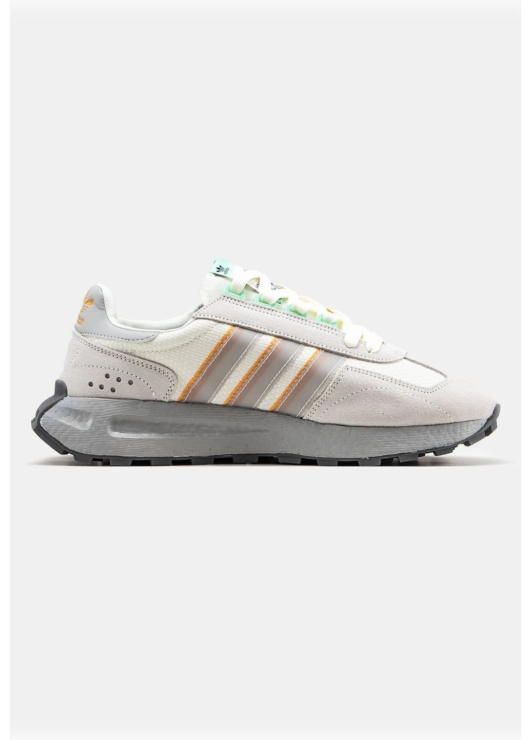Светло-серые демисезонные кроссовки мужские adidas No Brand Retropy E5
