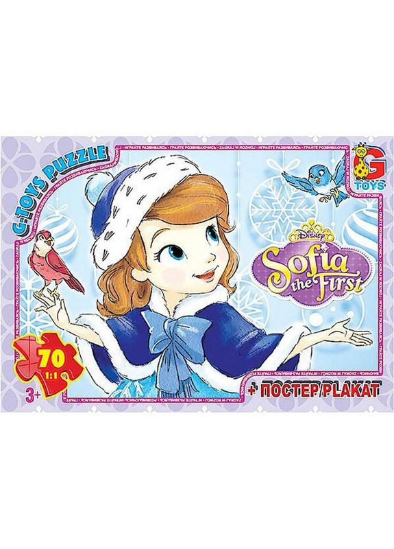 Дитячий пазл "Софія Прекрасна" SF019 плакат 70 елементів G-Toys (372495099)