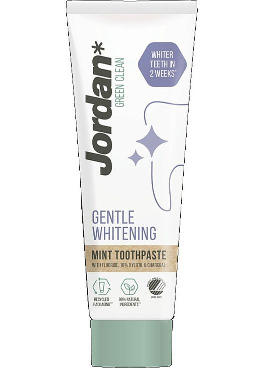 Зубна паста "Ніжне відбілювання" Green Clean Gentle Whitening 75ml (939247-11801305) Jordan (368608284)