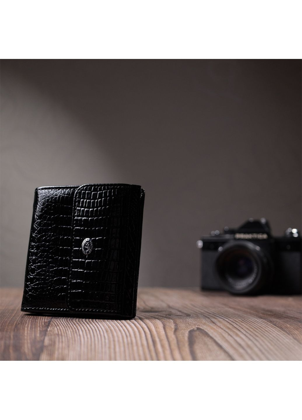 Жіночий шкіряний гаманець 10,5х10х2 см st leather (315869554)