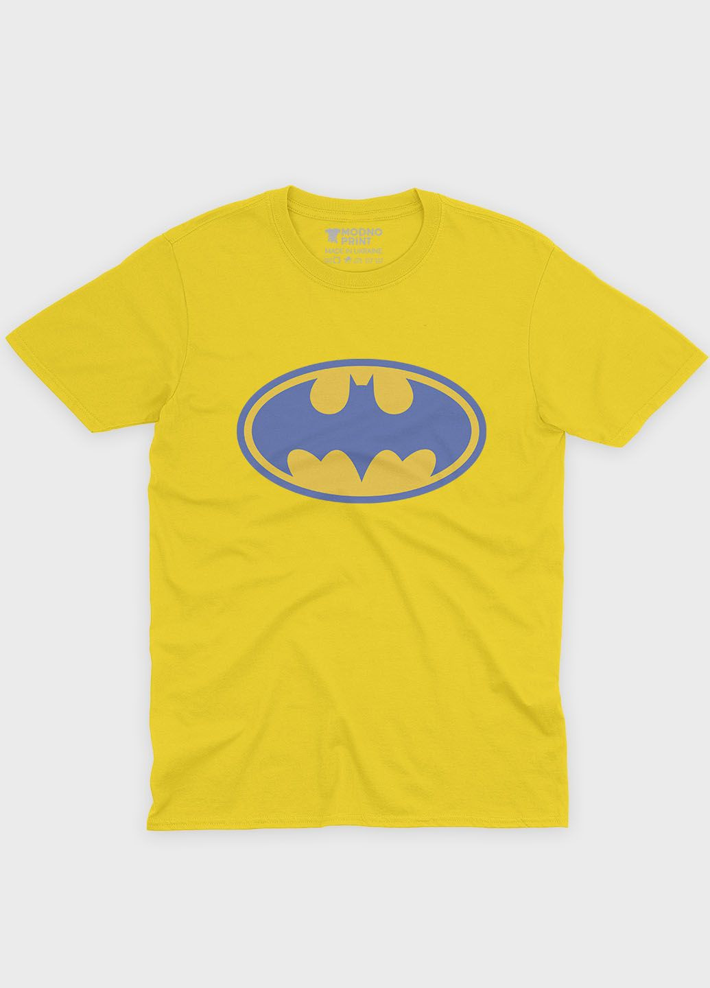 Жовта демісезонна футболка для дівчинки з патріотичним принтом (ts001-3-sun-005-1-061-g) Modno